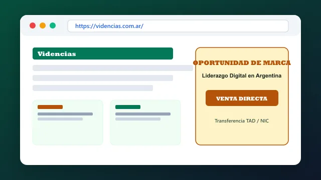 Modelo de aplicación comercial y proyectos digitales para videncias.com.ar